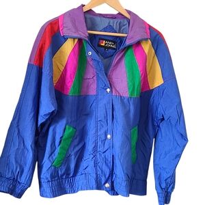 Andy Johns Colorful Windbreaker Jacket